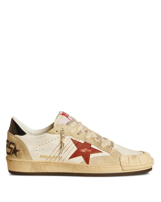 Golden Goose Deluxe Brand Pink Ball Star Sneakers for men