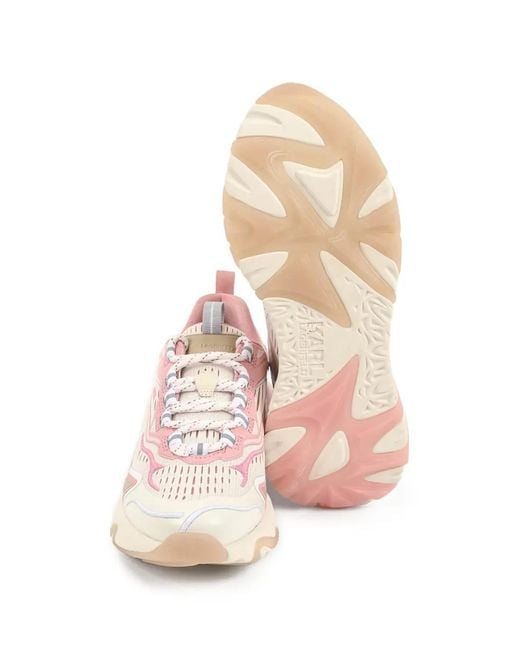 Karl Lagerfeld Pink Blaze Sneakers