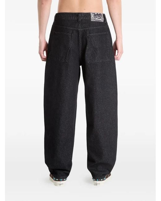 Dime Black Jean À Coupe Ample for men