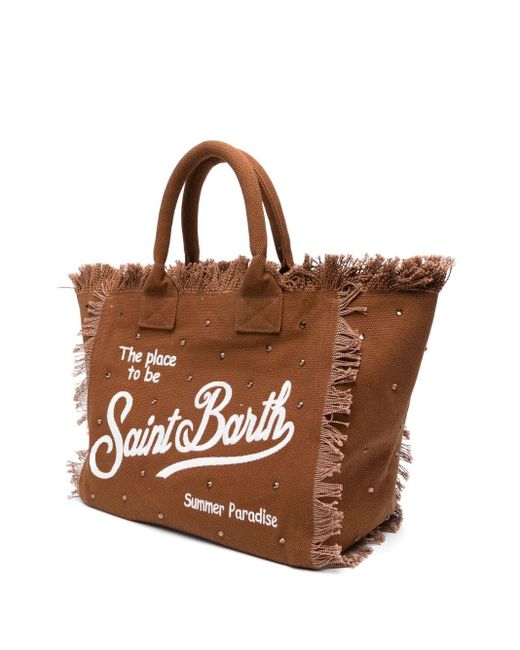 Mc2 Saint Barth Brown Vanity Mimetic Tote Bag