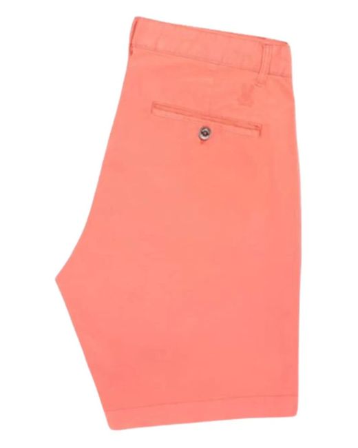 Psycho Bunny Pink Diego Chino Shorts for men