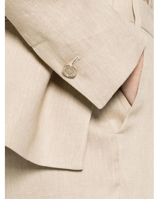 Marella Natural One-Button Blazer