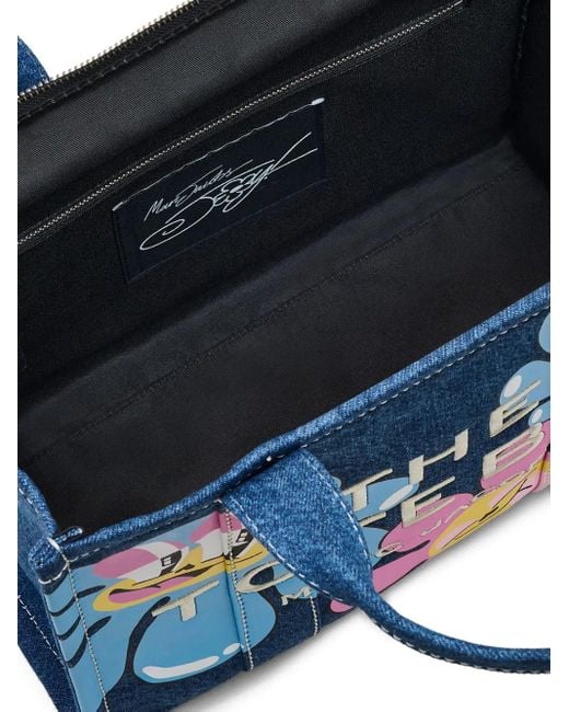 Bolso shopper vaquero mediano de Marc Jacbso x Hattie Stewart Marc Jacobs de color Blue
