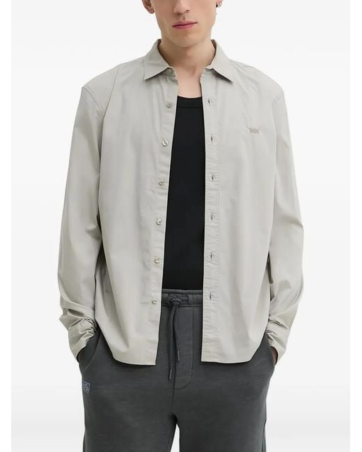 Levi's Gray Buttoned Shirt for men