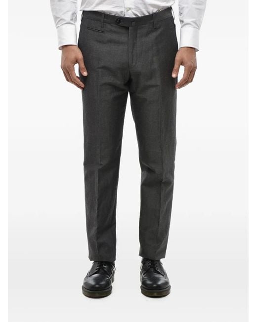Corneliani Gray Academy Tailored Trousers for men