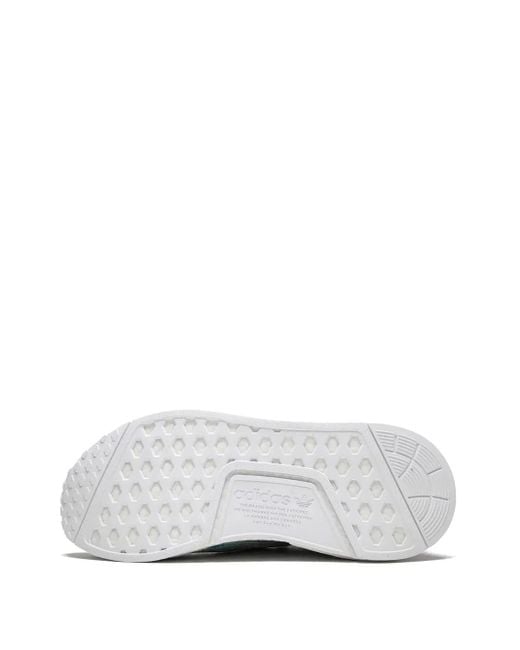 Adidas Blue Nmd_R1 Primeknit "Datamosh" Sneakers