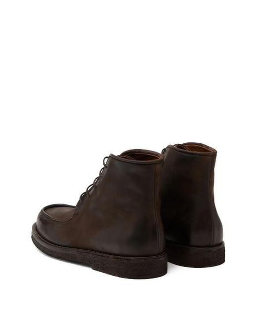 Marsèll Brown Moccar Ankle Boots for men