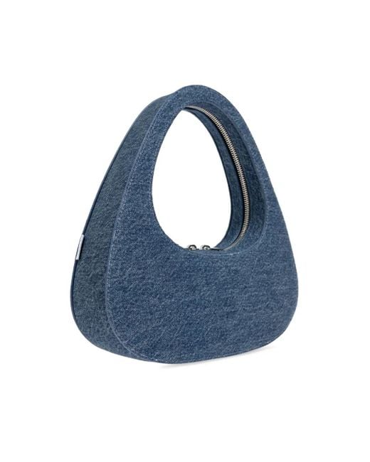 Coperni Swipe デニムショルダーバッグ Blue