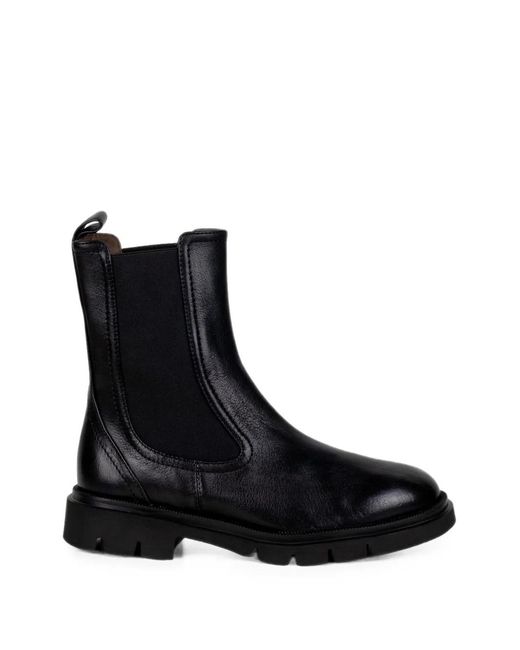 Status Black Elasticated Side-Panel Chelsea Boots