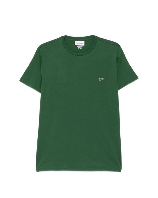 Lacoste Green Logo-Patch T-Shirt for men