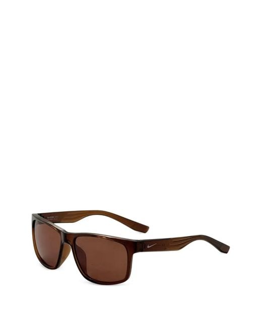 Nike Brown Cruiser Square-Frame Sunglasses for men