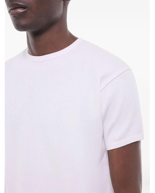 メンズ Fursac クルーネック Tシャツ White