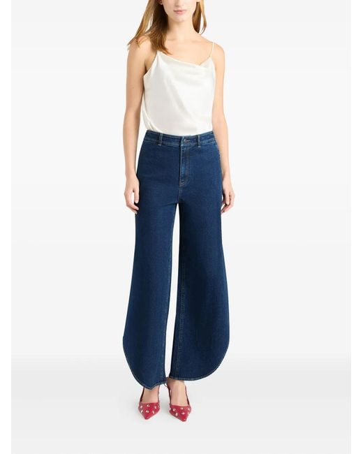 Cinq À Sept Blue Hannah Split Trousers