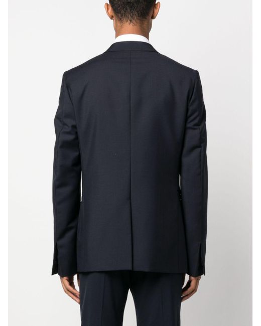 Givenchy Blue Single-breasted Tailored Suit Jacket for men