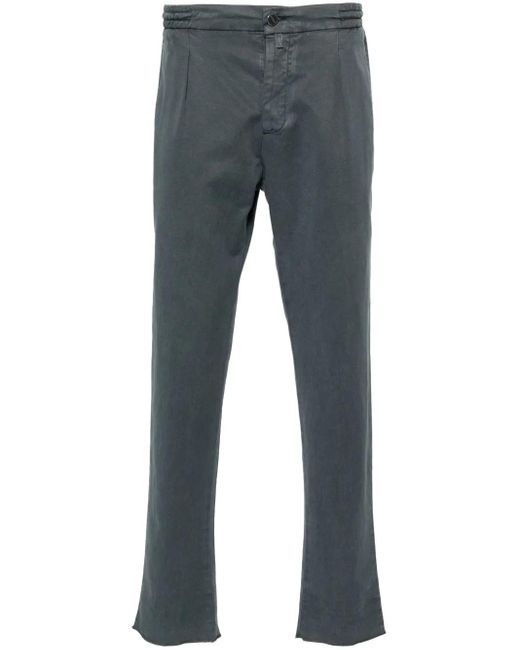 Kiton Blue Up1Lac Trousers for men