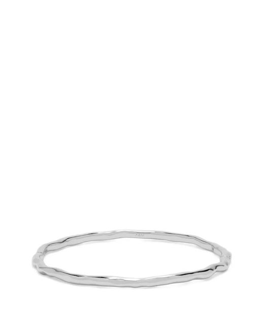 Astrid & Miyu White Molten Bangle Bracelet