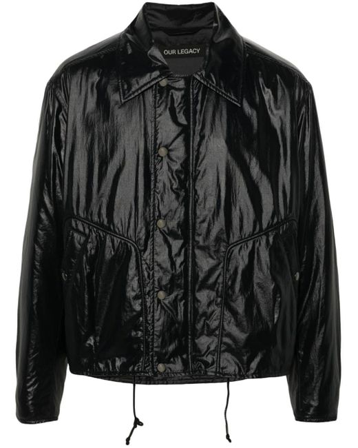 Our Legacy Black Cub Padded Jacket for men