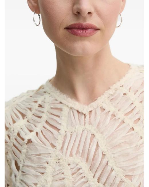 Day Birger et Mikkelsen Blue Cut-out Details Top