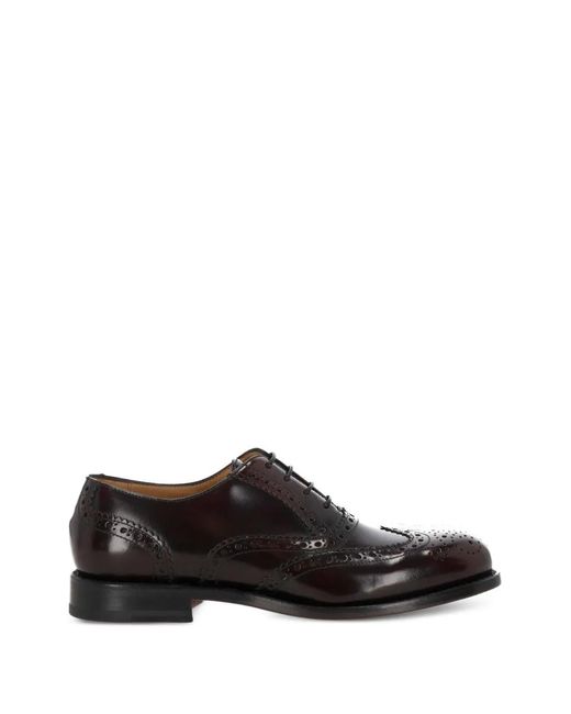 Ortigni Black Schuhe Mit Budapestermuster