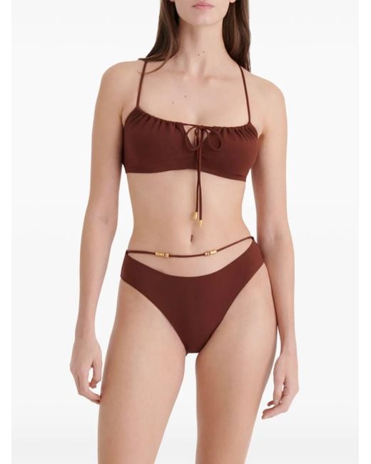 Eres Brown Lava Bikini Bottom