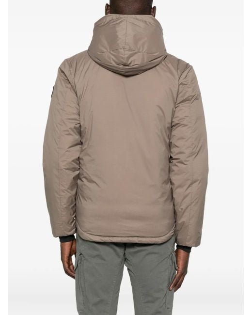 Canada Goose Brown Matte Finish Padded Jacket for men