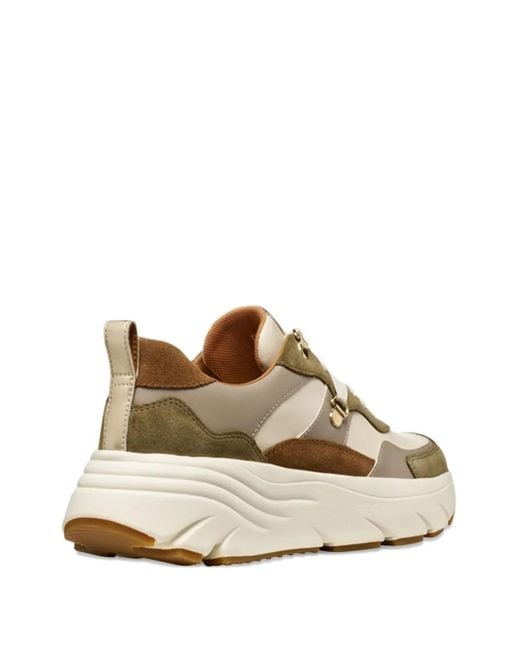 Geox Natural Diamanta Plateau-Sneakers