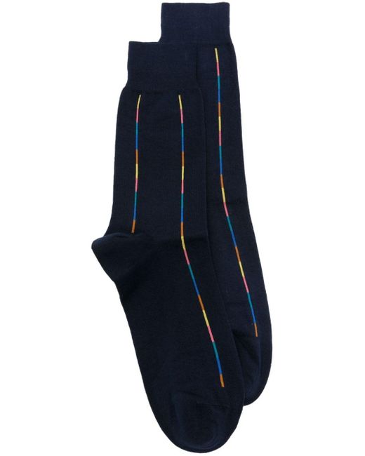Chaussettes à rayures Paul Smith pour homme en coloris Blue