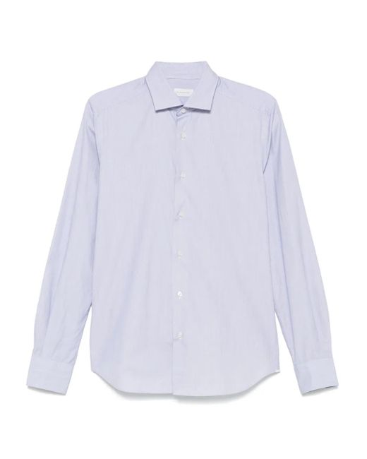 メンズ Glanshirt ストライプ シャツ White