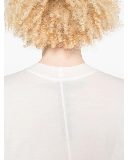 Rick Owens Level Tシャツ White