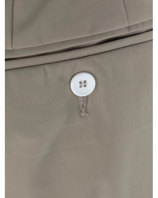 Cruna Gray Pleated Trousers for men