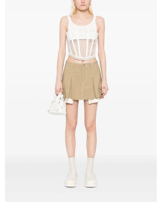 Musium Div. Natural Pleated Skort