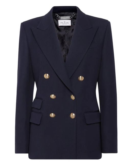 Philipp Plein Marine ダブルジャケット Blue