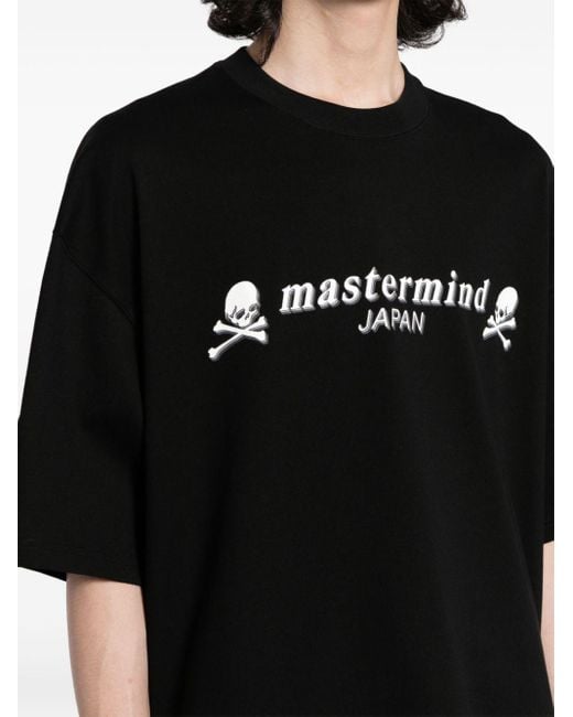 メンズ Mastermind Japan スカルプリント Tシャツ Black