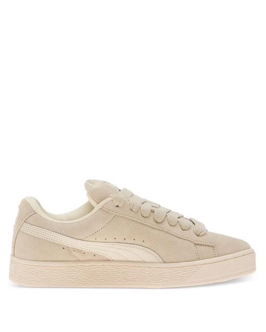 PUMA Natural Suede Low-Top Sneakers for men