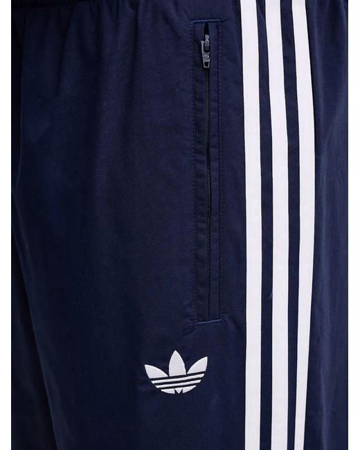 Adidas Blue Firebird Side-Stripe Track Pants for men