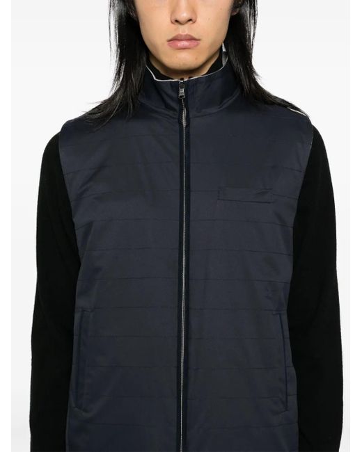 Chaleco Reversible N.Peal Cashmere de hombre de color Blue