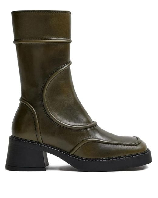Miista Green 65Mm Malene Boots