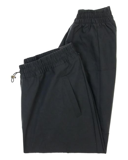 Nike Black Elastic-Ankles Pants