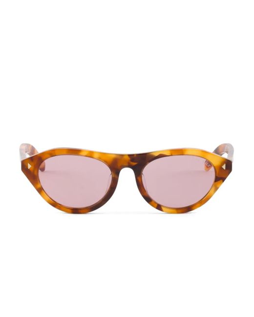 Prada Pink Rivet-Detail Sunglasses