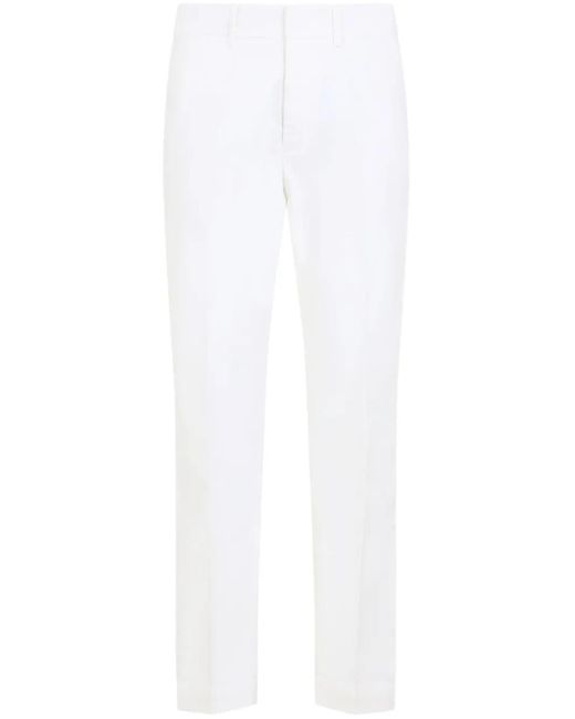 Tom Ford White Straight-Leg Trousers for men