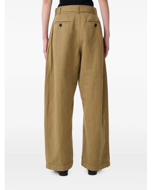 Studio Nicholson Green Chatto Belted Trousers