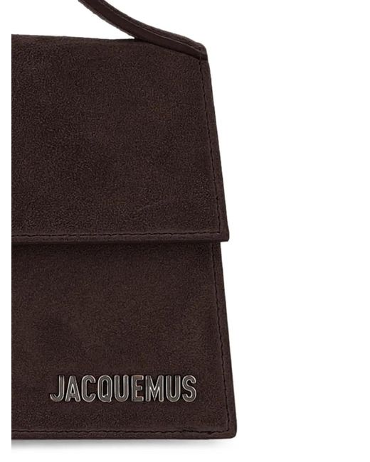 Jacquemus Black Le Bambino Suede Tote Bag