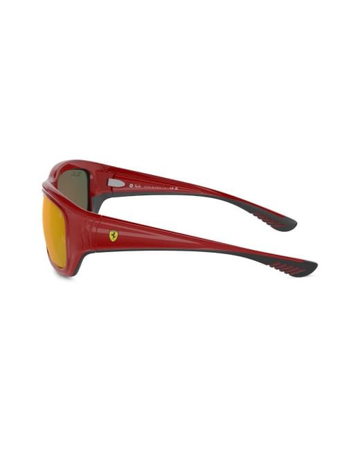 Ray-Ban Red Gradient-lenses Rectangle-frame Sunglasses