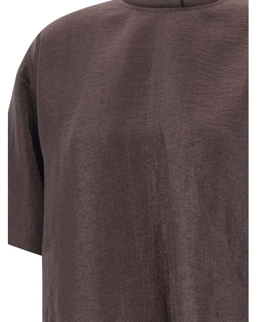 Boss Brown Short-Sleeve Blouse