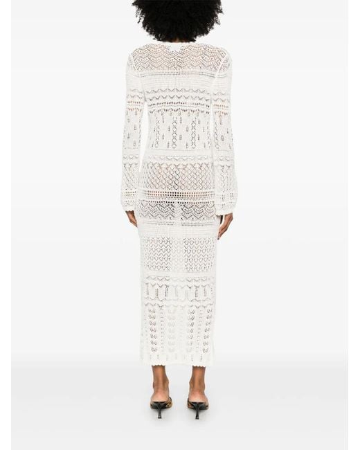 Bompard White Pointelle Tunic Dress