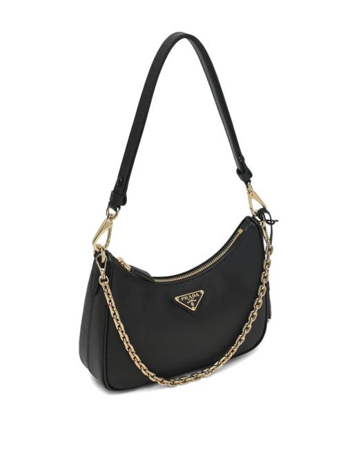 Prada Black Mini Re-Edition Shoulder Bag