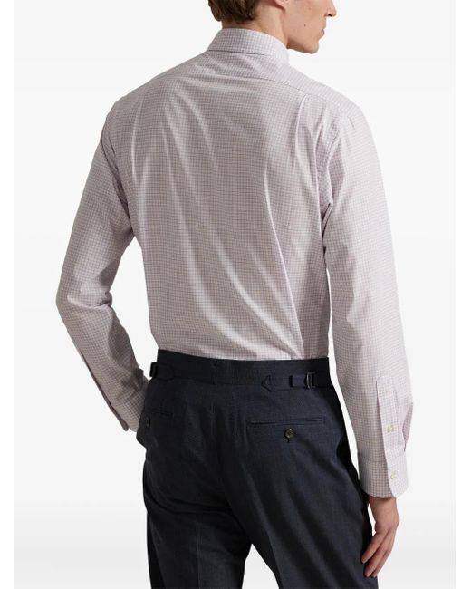 Polo Ralph Lauren Pink Long-Sleeve Checked Shirt for men