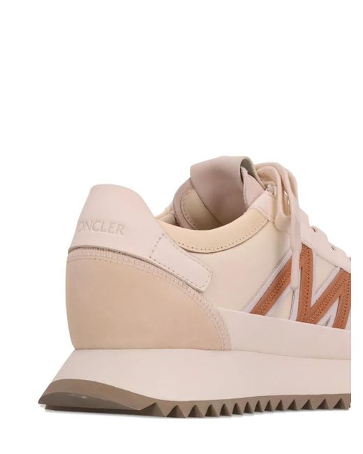 Moncler Pink Pacey 2 Logo-Detail Platform Sneakers