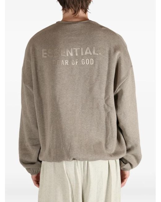 Felpa Con Orlo Elasticizzato di Fear Of God in Brown da Uomo