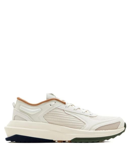 Athletic Propulsion Labs White Ribbed-Panel Sneakers